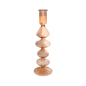 A La – Glass Candle Holder Coral