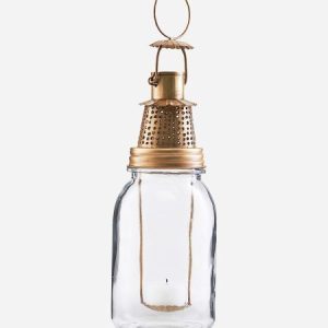 House Doctor – Lantern, Fhia, Antique Brass