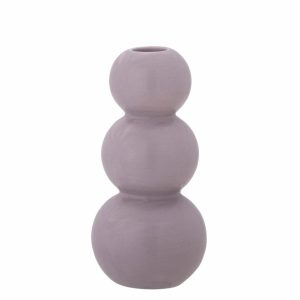 Bloomingville – Ingo Vase, Purple, Stoneware